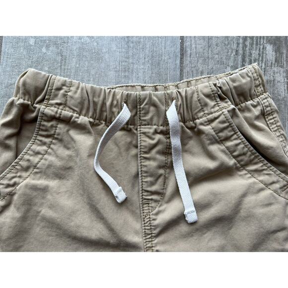 Baby Gap Toddler Boys Shorts Khaki Tan Beige Casual Summer Pull On Elastic 5T - Picture 2 of 8